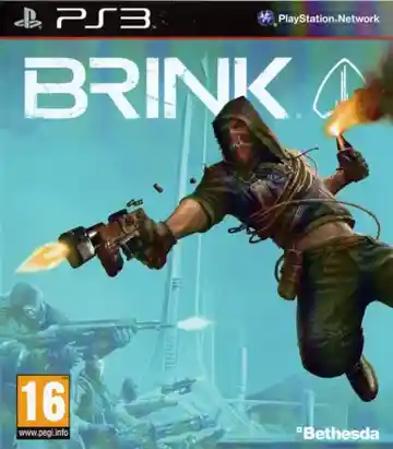 Brink (USA) (v1.04) (Disc) (Update) box cover front